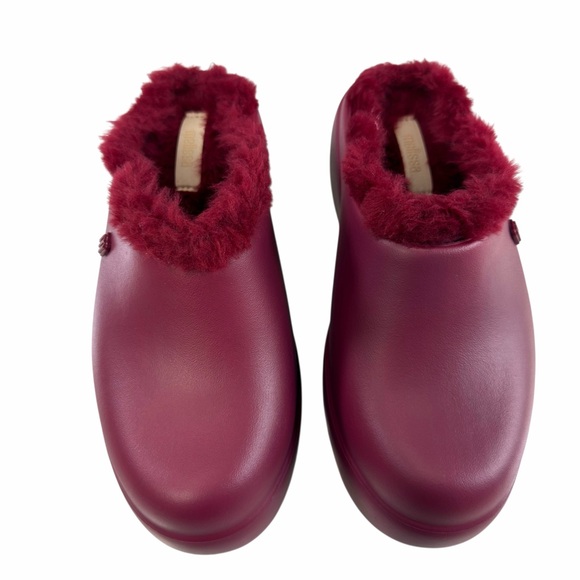 NWOB Melissa Free Clog Fluffy Platform Red Women’s Size 5 - Picture 5 of 16